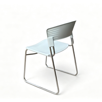 Chaise de conférence en plastique durable, empilable, multi-usages, pour l'école, l'hôtel, la maison, le bureau, l'hôpital