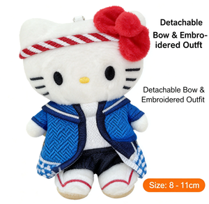 Llavero de Peluche Personalizado Hello Kitty en Oferta, Bonito Colgante de Peluche de Dibujos Animados para Regalo y Promoción OEM, Venta al por Mayor con MOQ Bajo - Product Image 4