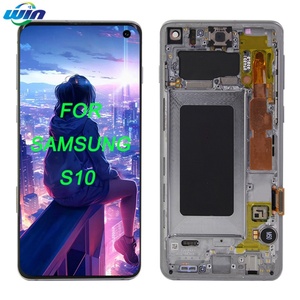 ทดสอบหน้าจอ OLED สำหรับเปลี่ยนหน้าจอ Samsung S10 พร้อมกรอบหน้าจอสัมผัสและชุดดิจิไทเซอร์สำหรับจอแสดงผล Samsung Galaxy S10 Plus - Product Image 1