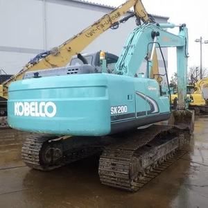 Excavatrice Kobelco Sk200 d'occasion de 20 tonnes, modèle 2022, en bon état, avec pompe hydraulique et moteur testés et inspectés, en vente - Product Image 3