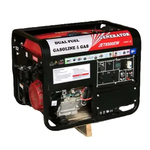 Ca monophasé 3kw 5kw 6kw 7kw générateur gpl/essence 3000w générateur de gaz