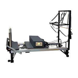 Lit de Pilates demi-tourneur en alliage d'aluminium durable et portable, noir, équipement de <span class=keywords><strong>yoga</strong></span> et de fitness pour la mise en forme, pour usage domestique et commercial - Product Image 3