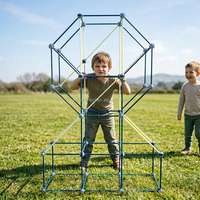 Jouet éducatif STEM surdimensionné, blocs de construction, 20 pièces, plastique ABS, ensemble de construction de forteresses DIY pour la construction de bâtiments modernes