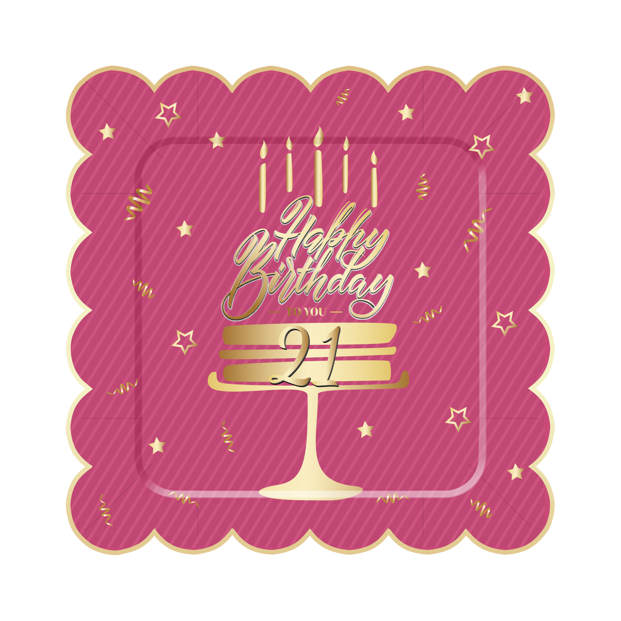 Plato de papel de 10 pulgadas*8 unidades/bolsa