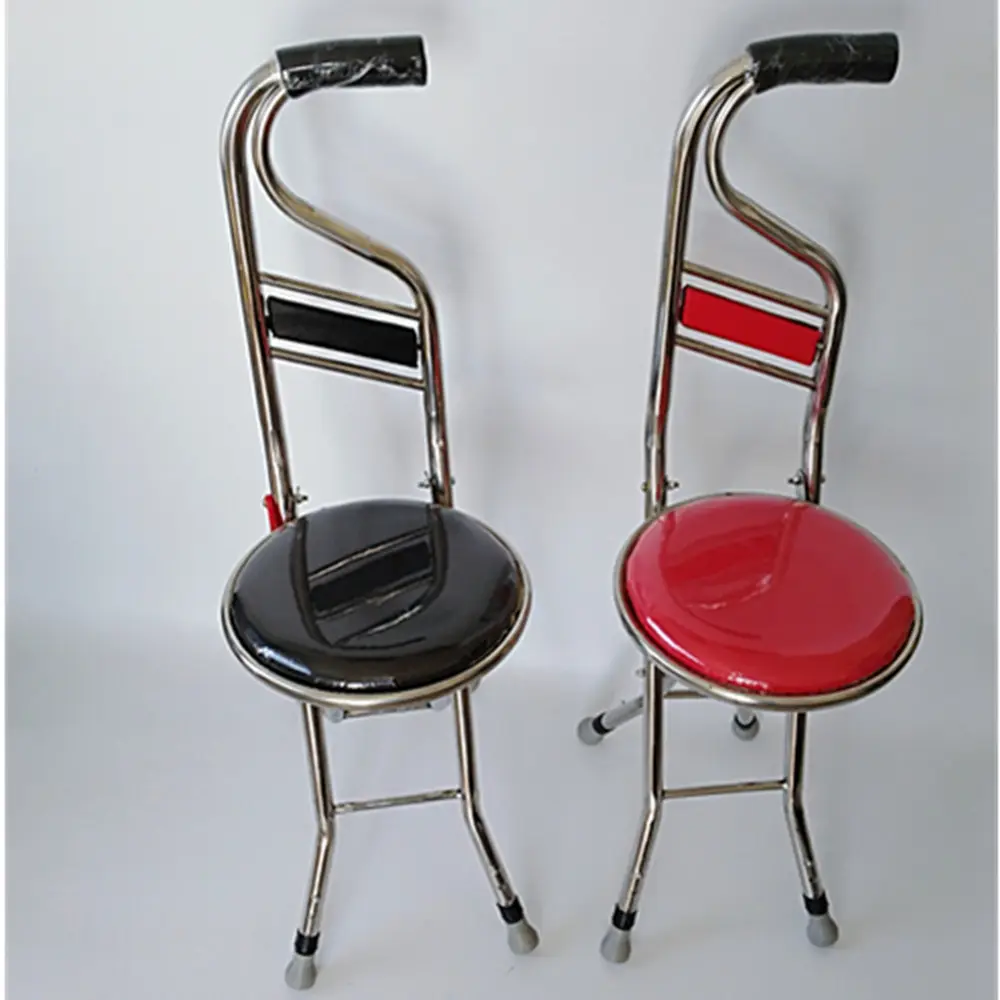 Складной стул-трость с сиденьем