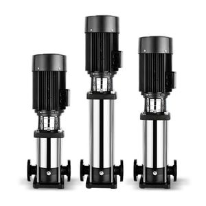 Pompe centrifuge verticale multi-étages série CDLF en acier inoxydable 304 de haute qualité avec joint mécanique IP55 - Product Image 1