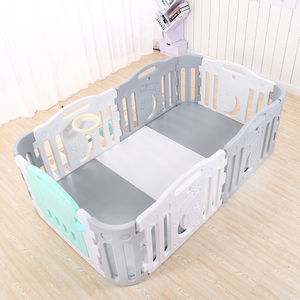Réglable d'intérieur Portable En Plastique Pliable de Sécurité Bébé Parc Clôture avec <span class=keywords><strong>Porte</strong></span> - Product Image 5