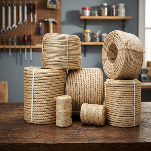 Cuerda de Sisal 100% Ecológica, Ignífuga, Antibacteriana, Resistente a Químicos, Blanqueada, 1000m para Hormigón - Product Image 2