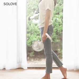 Hot Sale Intelligent SOLOVE Battery Rechargeable Desktop Fan Small Usb Rechargeable <b>Table</b> Mini <b>Electric</b> <b>Table</b> Fan - Product Image 6