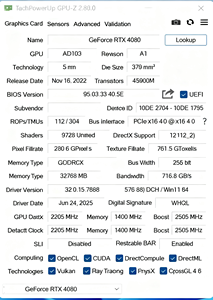 RTX 4080 32GB Edition PCIe DP 256-bit GDDR6X Graphics Card Cooling Fan New Desktop/Workstation Professional RTX 4080 32GB - Product Image 3