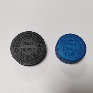 28 410 38 410 trở lại con kháng <span class=keywords><strong>cap</strong></span> với cảm ứng lót 28 Mét CRC nắp nhựa với lót cho <span class=keywords><strong>PE</strong></span> Chai <span class=keywords><strong>PET</strong></span> - Product Image 1