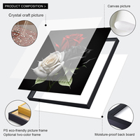 Moderne Luxus Rosenblumen Bilder & Drucke Leinwand Digitaldruck Design Hochwertige Heimdekoration Gemälde Wandkunst