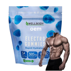 WELLBODY OEM/ODM Gummies d'hydratation Marque privée Supplément d'électrolytes magnésium et sodium Soutien pour adultes - Product Image 1