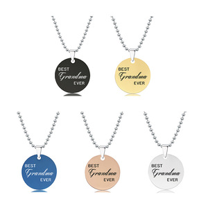 Collar de acero inoxidable <span class=keywords><strong>para</strong></span> el día de la madre, regalo de Navidad <span class=keywords><strong>para</strong></span> el día de la madre - Product Image 4