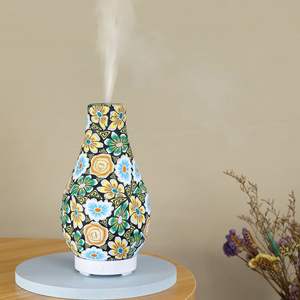 Nouvel humidificateur ultrasonique créatif de fleur de boule de bowling de sept couleurs nouvel arrivage - Product Image 5