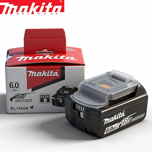 Paket Baterai Lithium-<span class=keywords><strong>Ion</strong></span> Makita BL1860B <span class=keywords><strong>18V</strong></span> LXT 6.0Ah untuk Perkakas Listrik Tanpa Kabel Makita <span class=keywords><strong>18V</strong></span> - Product Image 3
