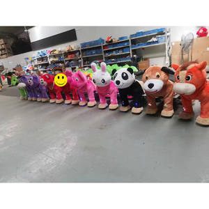Unisex per bambini motorizzato dinosauro peluche <span class=keywords><strong>Scooter</strong></span> elettrico a gettoni cavallo giocattolo o auto per centro commerciale - Product Image 5