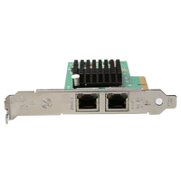I350-T2 Intel personnalisée en gros carte réseau Pci Express 10/100/1000Mbps serveur interne filaire Dvr RJ45 Interface certifiée RoHS