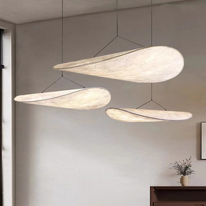 Minimalist Oval Chandelier E27 Energy Saving Lamp <b>Single</b> Head Pendant <b>Light</b> For Home Nordic Style Bedroom Living Room - Product Image 3