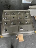 Casiers postaux à bas prix Boîte de casier de colis de livraison postale intelligente intelligente Serrure en acier inoxydable personnalisée Boîte aux lettres électronique