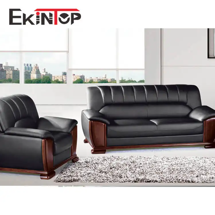 Ekintop italian style home luxury executive genuine leather low price living room furniture designs sofa set