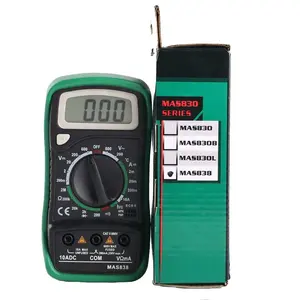 Kleines digitales Multimeter MAS838 mit Temperatur test, preisgünstiges Mini-Digital multimeter MS838