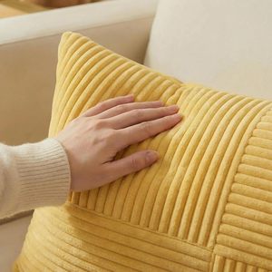 Sarı Bel Bölgesi Dekoratif Yastık Kılıfları 12x20 İnç Oturma Odası Kanepe Yatak Koltuk için, Çiftlik Evi Boho Ev Dekoru - Product Image 3
