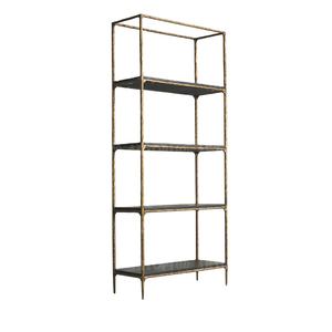 THADDEUS-Estantería abierta <span class=keywords><strong>de</strong></span> <span class=keywords><strong>madera</strong></span>, Metal <span class=keywords><strong>y</strong></span> <span class=keywords><strong>madera</strong></span>, mármol, sala <span class=keywords><strong>de</strong></span> estar, Hotel, estante <span class=keywords><strong>de</strong></span> libros - Product Image 1