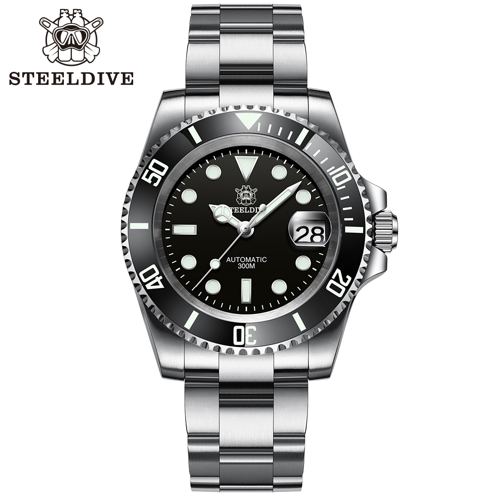 時計 Steeldive SD1953 Automatic Watch Green Steeldive Watch Store Deal | Submariner Mechanical Watches