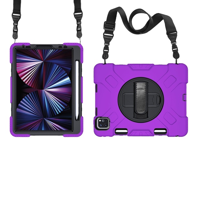 For Pro 11 & 12.9 Inch iPad Case 3rd Generation Business Design Silicone Tablet Cover Shell with PU & TPU Material for Kids