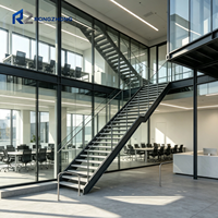Structure en acier préfabriquée modulaire, résistante aux tremblements de terre, durable et flexible, pour bureaux, bâtiments commerciaux, gymnases, hôtels