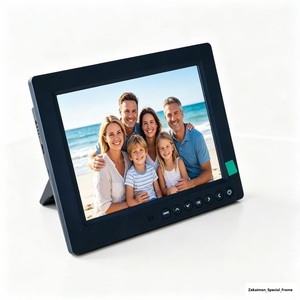 Reloj Electrónico Digital Personalizable <span class=keywords><strong>de</strong></span> 8 Pulgadas, Marco <span class=keywords><strong>de</strong></span> Fotos, Reproductor <span class=keywords><strong>de</strong></span> Video <span class=keywords><strong>MP4</strong></span>/AVI, Reproductor <span class=keywords><strong>de</strong></span> Audio MP3, Resolución 800x600, Plástico ABS - Product Image 5