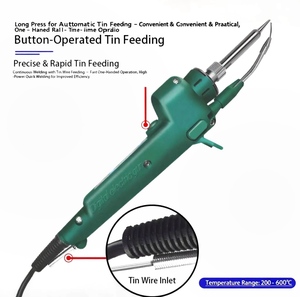 Nouveau <span class=keywords><strong>fer</strong></span> à <span class=keywords><strong>souder</strong></span> électrique 80W avec fonction d'alimentation automatique en étain - Product Image 5