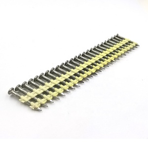 مسامير برايت مجلفنة HDG ميكانيكية مجلفنة 21 درجة من البلاستيك تأطئة الأظافر - Product Image 3