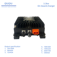 Chargeur de batterie embarqué 48V 72V / 40A pour batterie lithium-ion, pour bateau électrique, chariot à palettes
