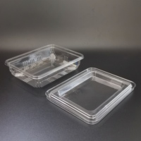 Boîte à gâteau jetable transparente avec couvercle, conteneur de présentation empilable pour pâtisseries, cupcakes et muffins à emporter