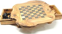 Jeu d'échecs en bois Olive, plateau de table, style campagnard, pour tous les ans, nouvelle collection