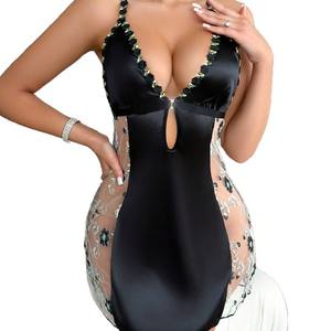 Fornitura di Fabbrica di Biancheria Intima Sexy, Pigiami Taglie Forti, Camicie da Notte, Abiti con Spalline Sexy, Vestiti Corti Seducenti - Product Image 2