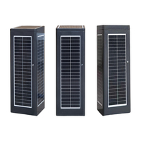 SHUNXIANG Barrera Solar Automática para Estacionamiento con Motor DC sin Escobillas, Impermeable, de Aleación de Aluminio