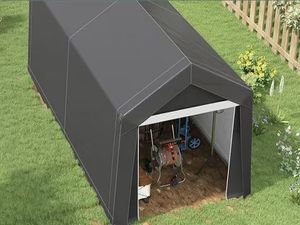 Auvent et abri de voiture personnalisés en PE écologique, épaisseur 1-3/8 pouces, avec structure en acier traité thermiquement pour garages - Product Image 3