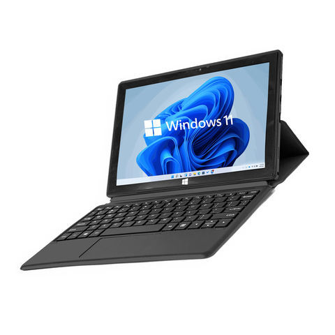 Cheap 2 in 1 Laptop Tablet with Keyboard Win10 Portable 32GB Hot Selling Notebook Good Price 5G Wifi Dual Band Business Laptops