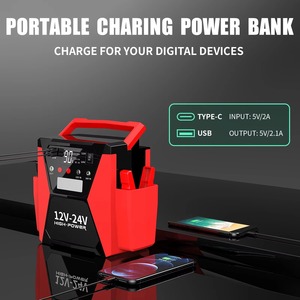 12V <strong>24V</strong> Heavy Duty Car Jump Starter 3300A Peak 42000mAh <strong>Battery</strong> <strong>Booster</strong> for Trucks Diesel Engines - Product Image 5