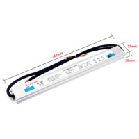 Fuente de Alimentación LED Regulable CE/RoHS 150W CV 0-10V/1-10V/10V PWM/Rx, Transformador 170-264V AC-DC 24V IP67 Impermeable para Tiras LED