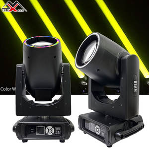 Luz de haz prismático BSW 380 de alta calidad, cabezal móvil de 380W con control DMX RGBW, 14 colores, clasificación IP20, autopropulsado - Product Image 4