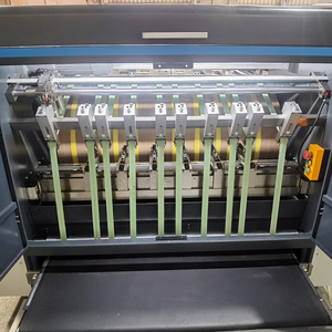 <span class=keywords><strong>Machine</strong></span> de découpe automatique de carton de haute précision contrôlée par PLC LS-1200F avec moteur, vitesse de 10 à 20 m/min pour la production de boîtes rigides - Product Image 5