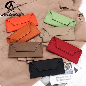 AndoBag <b>Long</b> Wallets for Women Genuine Cow Leather Togo Cowhide Phone Wallet Fashion Simple Ultra-thin Clutch <b>Purse</b> 6297 - Product Image 1