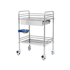 Hospital Stainless Steel Medical <strong>Dressing</strong> <strong>Trolley</strong> Medical Instrument <strong>Trolley</strong> for Detachable Transport - Product Image 1
