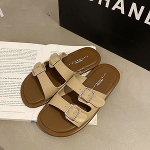 Chanclas de Verano Birkenstock para Hombre y Mujer con Suela de Corcho y Diseño de Piel de Doble Hebilla Antideslizante - Product Image 5