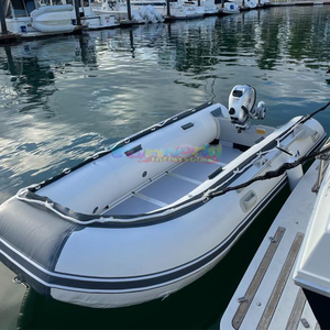เรือตกปลาแบบเป่าลมพร้อมพื้นอลูมิเนียม PVC สำหรับการผจญภัย - Product Image 4