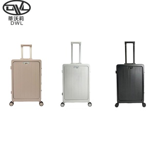 TSA lucchetto portabicchieri e portabicchieri Unisex medi ruote Spinner Zipperless <span class=keywords><strong>bagaglio</strong></span> con telaio in alluminio - Product Image 4